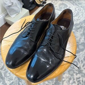 Black Leather Men's Dress Shoes